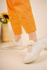 Beige Knitwear Sneaker - Swordslife