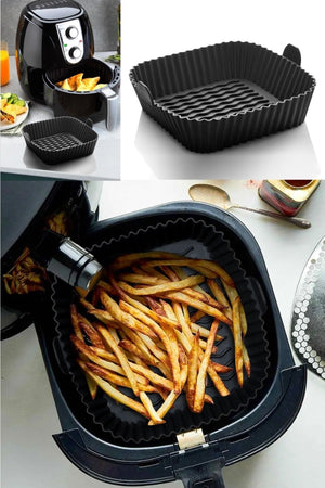 Silicone Cooking Container & Air Fryer Air Fryer Cooking Container & Compatible With All Fryers Byk