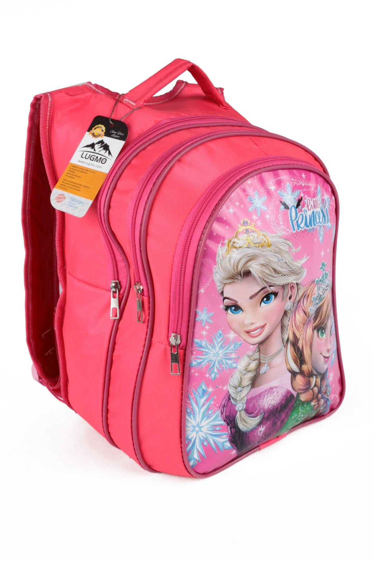 Mittelschule Grundschule Tasche und Lunchbox 3 Taschen Pad Elsa Rosa