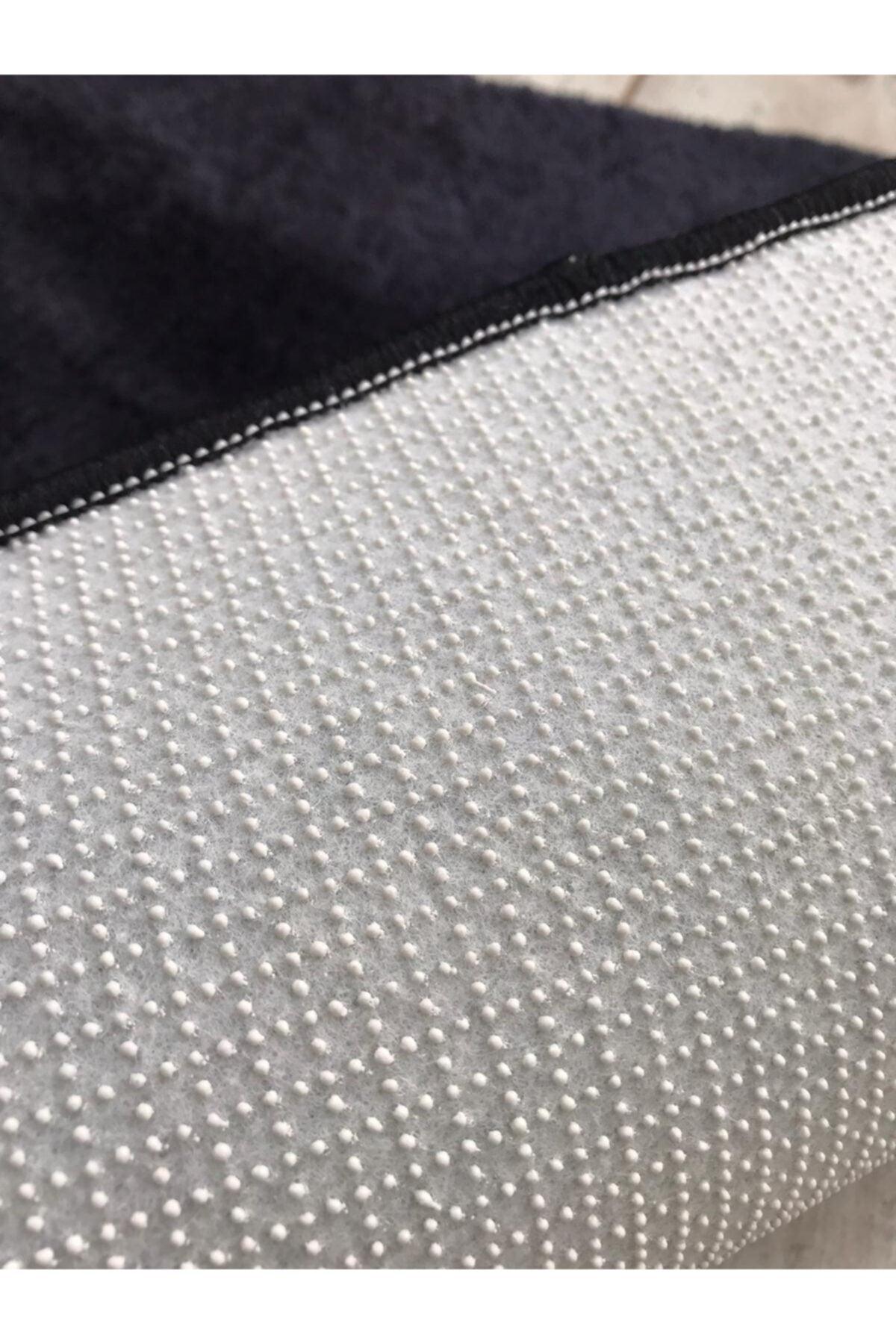 Heart Black 3 Pcs Bathroom Carpet Mat Set Non-Slip Pufidik Closet Set - Swordslife