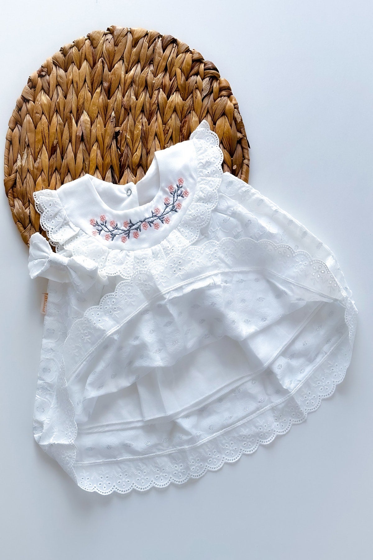 Baby Girl Girl Summer Dress Short Sleeve Lined Bandana Baby Suit Baby Clothing