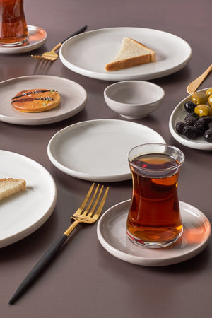 Cordelia Gray 26 Piece Porcelain Breakfast Serving Set For 6 Persons