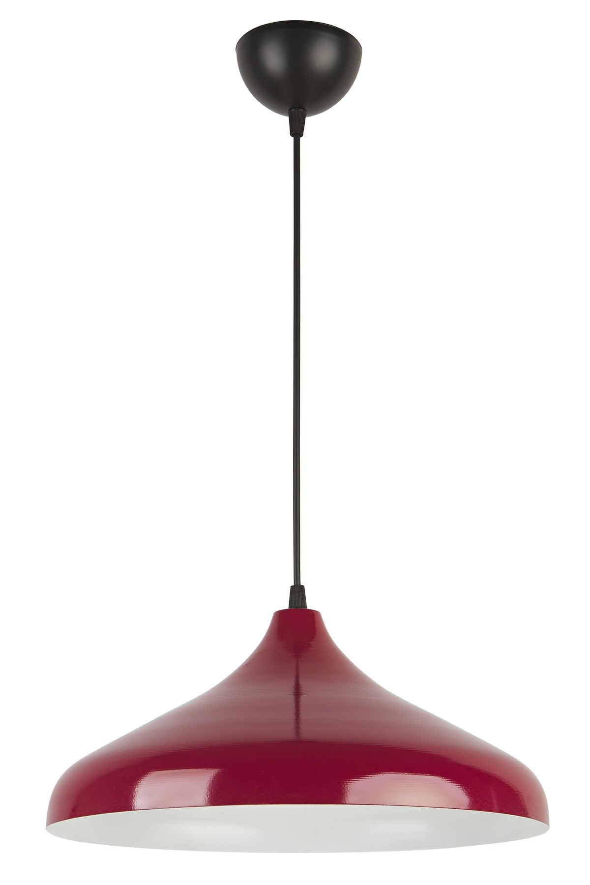 Nil Special Design Modern Decorative Cafe Kitchen Living Room White Pendant Lamp Single Chandelier In Burgundy