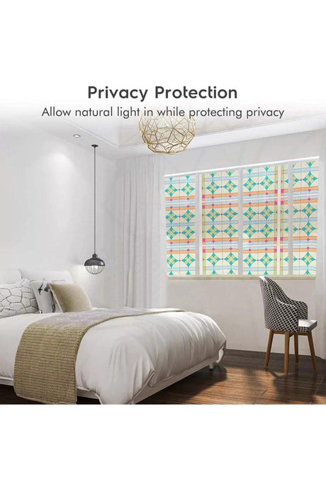 Meiwa Japanese Technology 3dxc Stained Glass Self Colored Window Foil Film/width :46 Cm X1 Mt - Swordslife