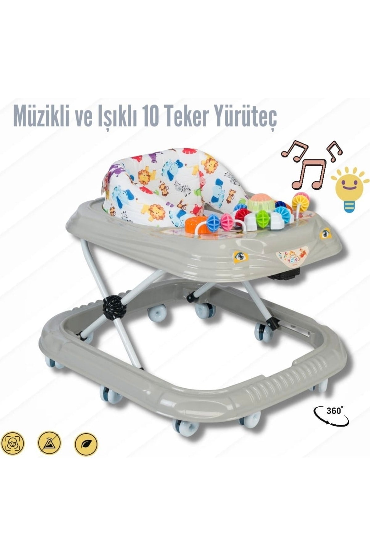 Musikalischer und beleuchteter Walker 10-Bein-Spinne Modell Yrtç22