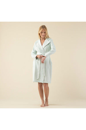 Valeri Women's Bathrobe Water Green - Swordslife