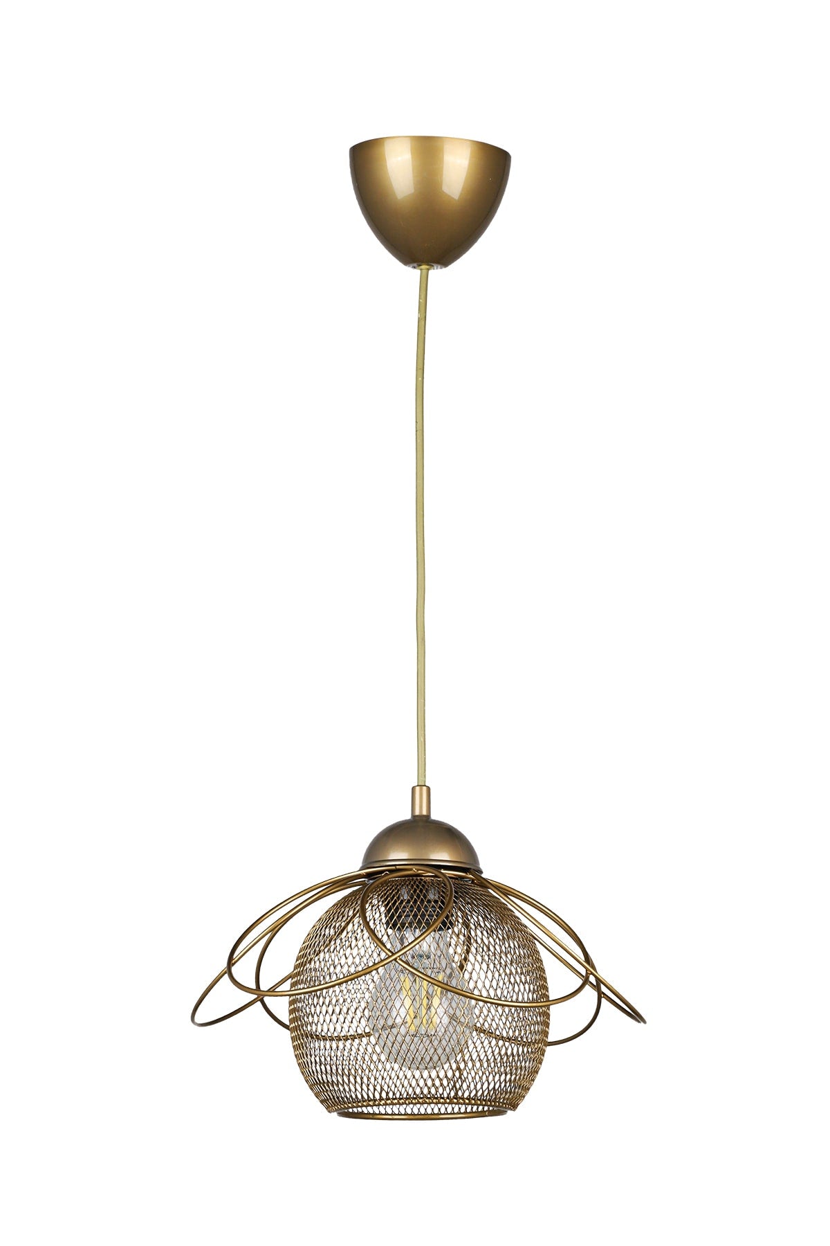 Ares Single Chandelier Antiqued