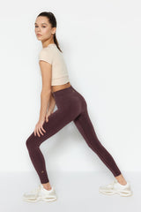 Vella - Chestnut High Waist Contouring Tights - Swordslife