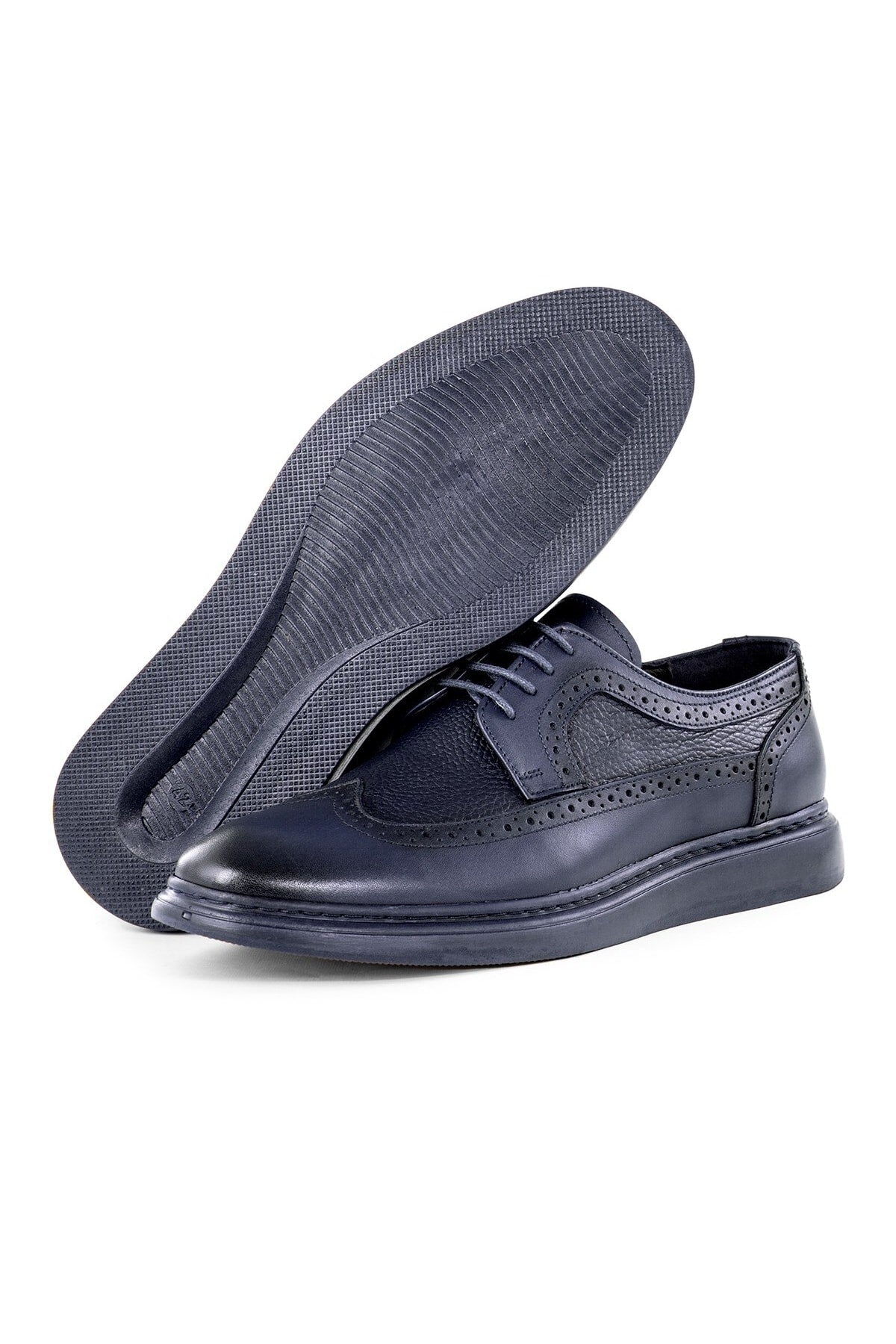 Lusso Genuine Leather Men's Casual Classic Shoes, Genuine Leather Classic Shoes, Derby Classic