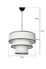 Vache Chandelier White