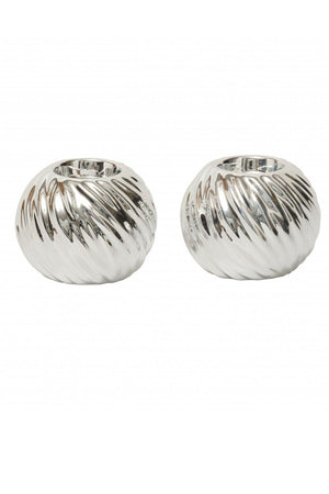 New Year Joy Tealight Silver Candle Holder - Swordslife