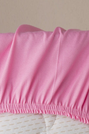 Elastic Natural Healthy Cotton Single Bed Sheet Set For Children