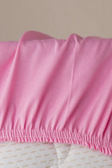 Elastic Natural Healthy Cotton Single Bed Sheet Set for Children