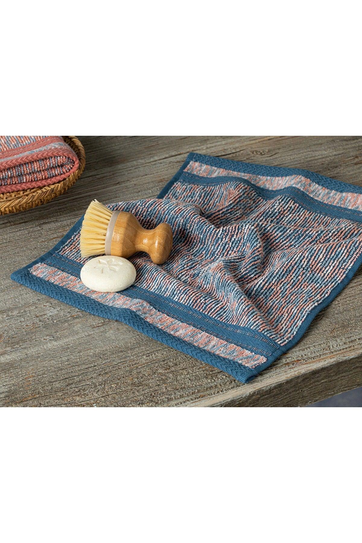 Marlyn Cotton Hand Towel 30x40 Cm Blue - Swordslife