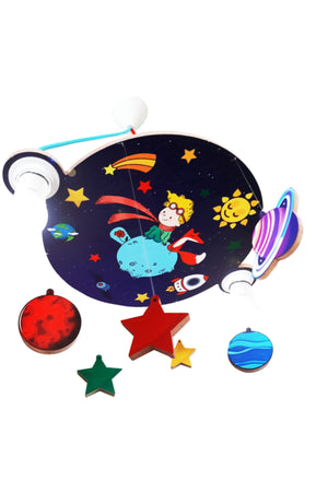 Wooden Little Prince Children'S Room Lighting