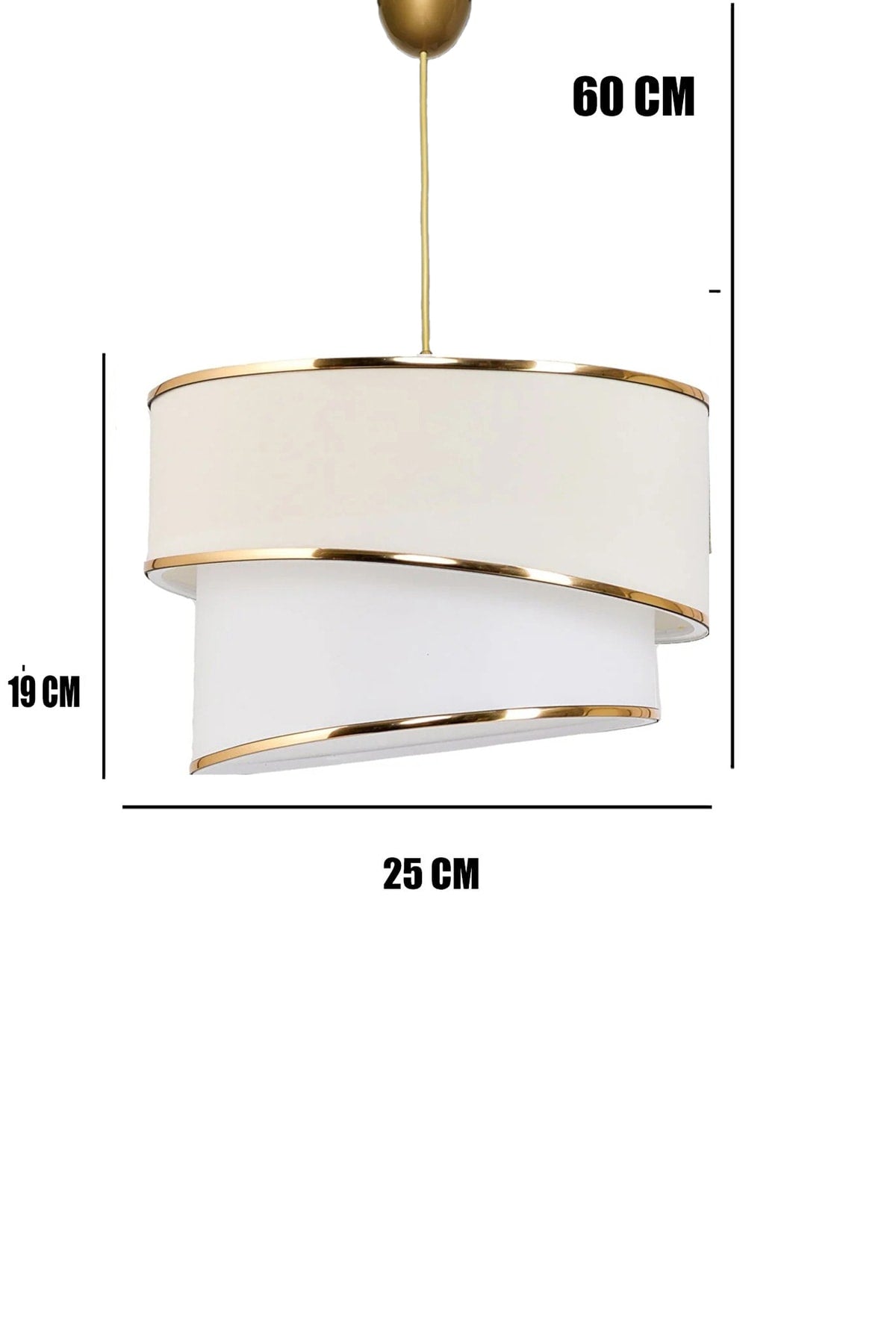 Chandelier, Lampshade, Nightstand Set Anya Model