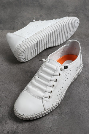 Daily Comfortable Summer Genuine Leather Men'S Shoes With Tires