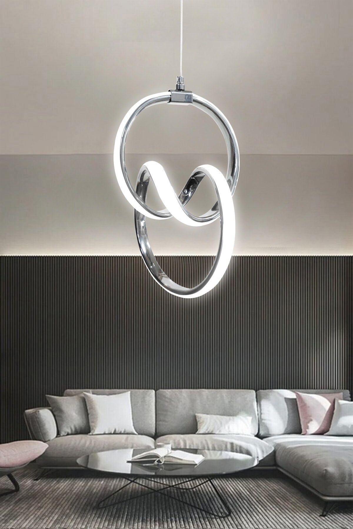 Chrome Case White Light Led Chandelier 1 Year Warranty Led Chandelier