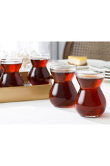 Ethnic Glass 6 Piece Tea Glass 140 ml