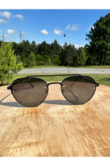 Damla Facet Model Black Color Men's Sunglasses