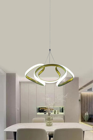 Dron Pendant Lamp Gold Color Led Chandelier White Light Modern Led Chandelier
