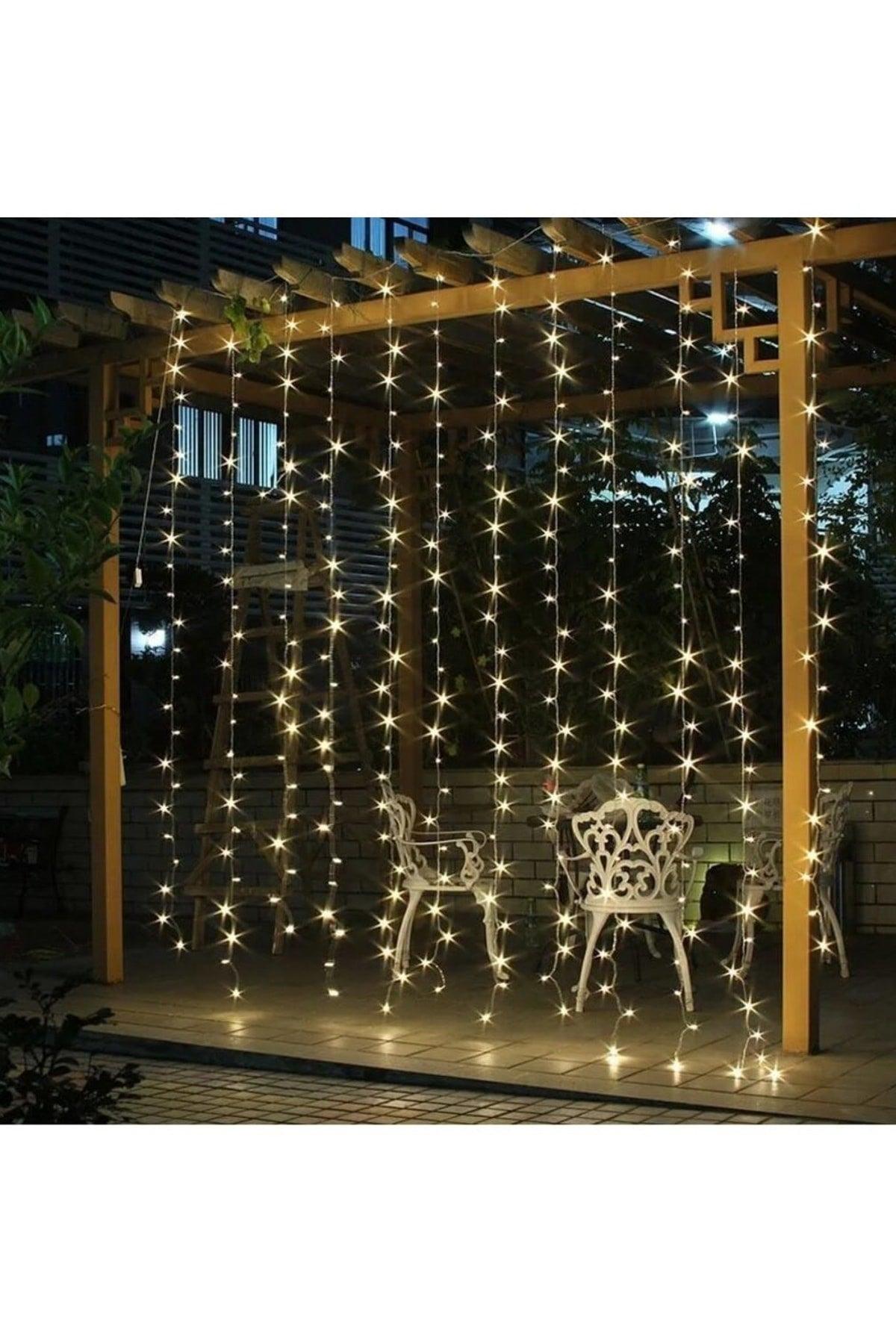 2x2 Meters Plug 16 Fringed Curtain Led Lights Animated Insert Home Lighting - Swordslife