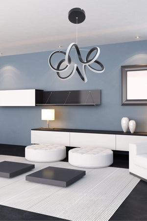 3 Colors Combustible Led Chandelier - Swordslife