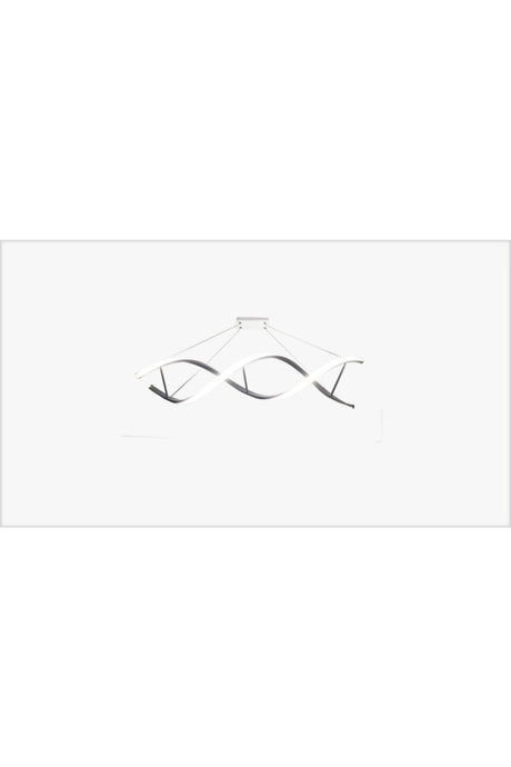 Modern Smart Chandelier with 3 Colors Burning Led / Spiral / 100 Cm / Anthracite Case - Swordslife
