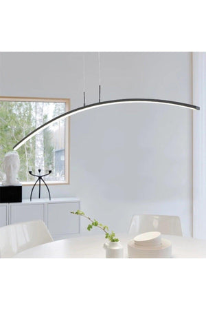 Modern Smart Line Pendant Lamp with 3 Colors Lighting Led / 120 Cm / Anthracite Case - Swordslife