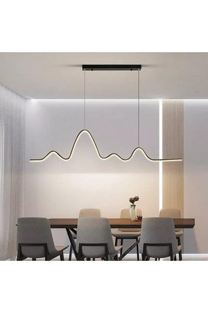3 Colors Lighting Led Modern Smart Chandelier Pendant Lamp / Worm / 120 Cm - Swordslife