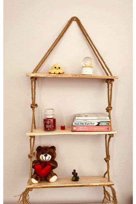 Eyes Rope Wall Shelf & Bookshelf & Flowerpot & Decorative Shelf Home Gift Special Wall Decoration - Swordslife