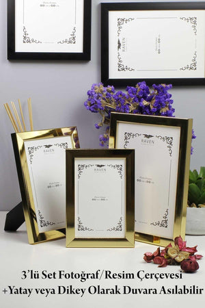 Set of 3 10cmx15cm 13cmx18cm 15cmx21cm Picture, Photograph, Document, Poster, Document Frame - Swordslife