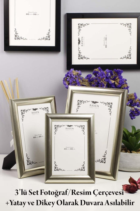 Set of 3 10cmx15cm 13cmx18cm 15cmx21cm Picture, Photograph, Document, Poster, Document Frame - Swordslife