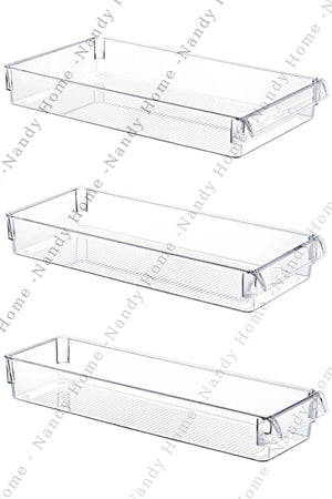 Set of 3 New Clear Refrigerator & Cabinet Organizer Organizer - Swordslife