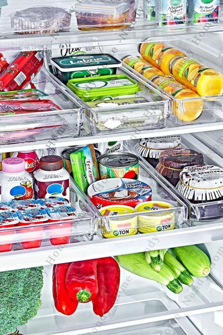 Set of 3 New Clear Refrigerator & Cabinet Organizer Organizer - Swordslife
