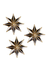 3 Star Mirror Decorative Wall Accessory Gold - Swordslife