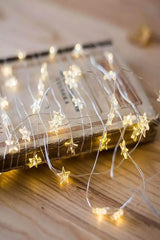 3 Meters Lighted Star Copper Wire Led