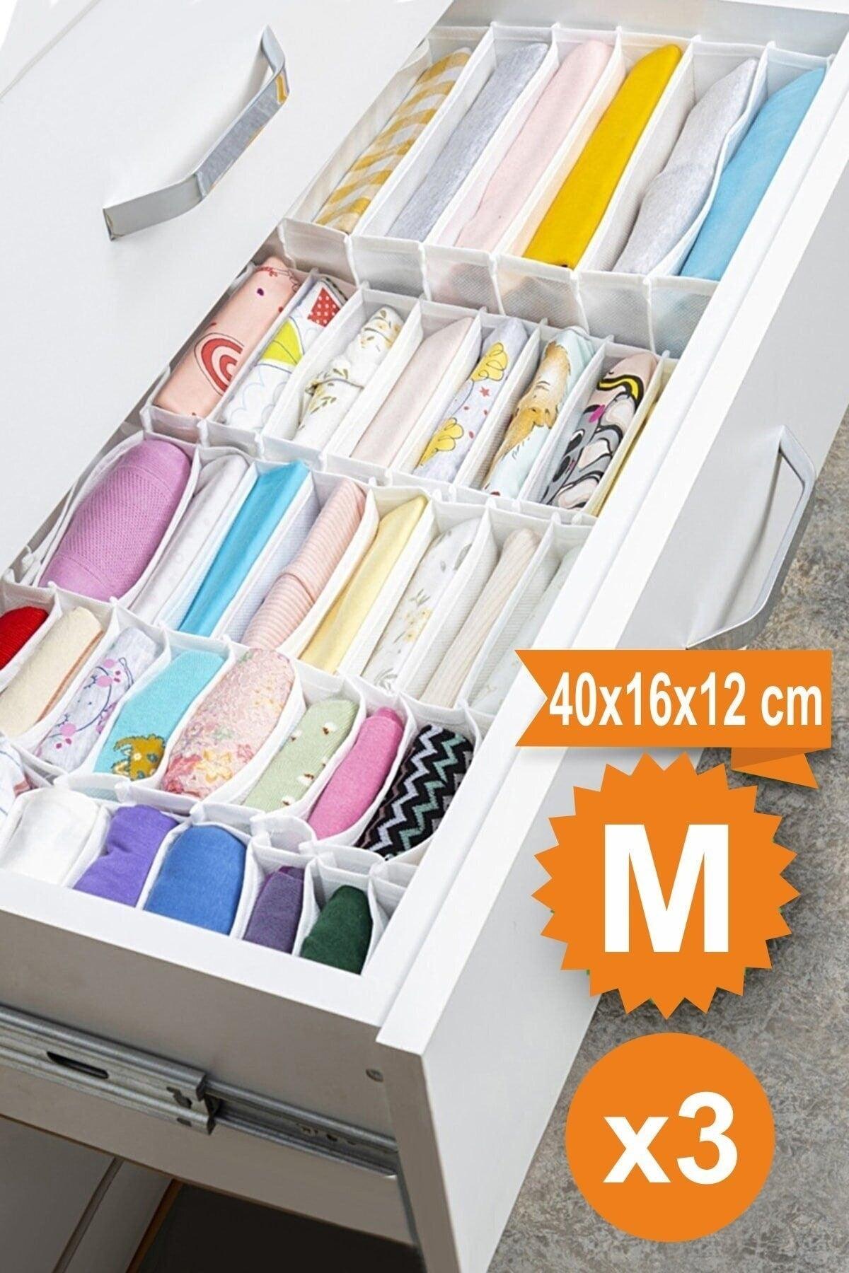 3 Pcs Drawer Accordion Organizer-16x43x14 Cm* 3 Pcs... - Swordslife