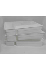 3 White Multi-Purpose Organizers - Swordslife