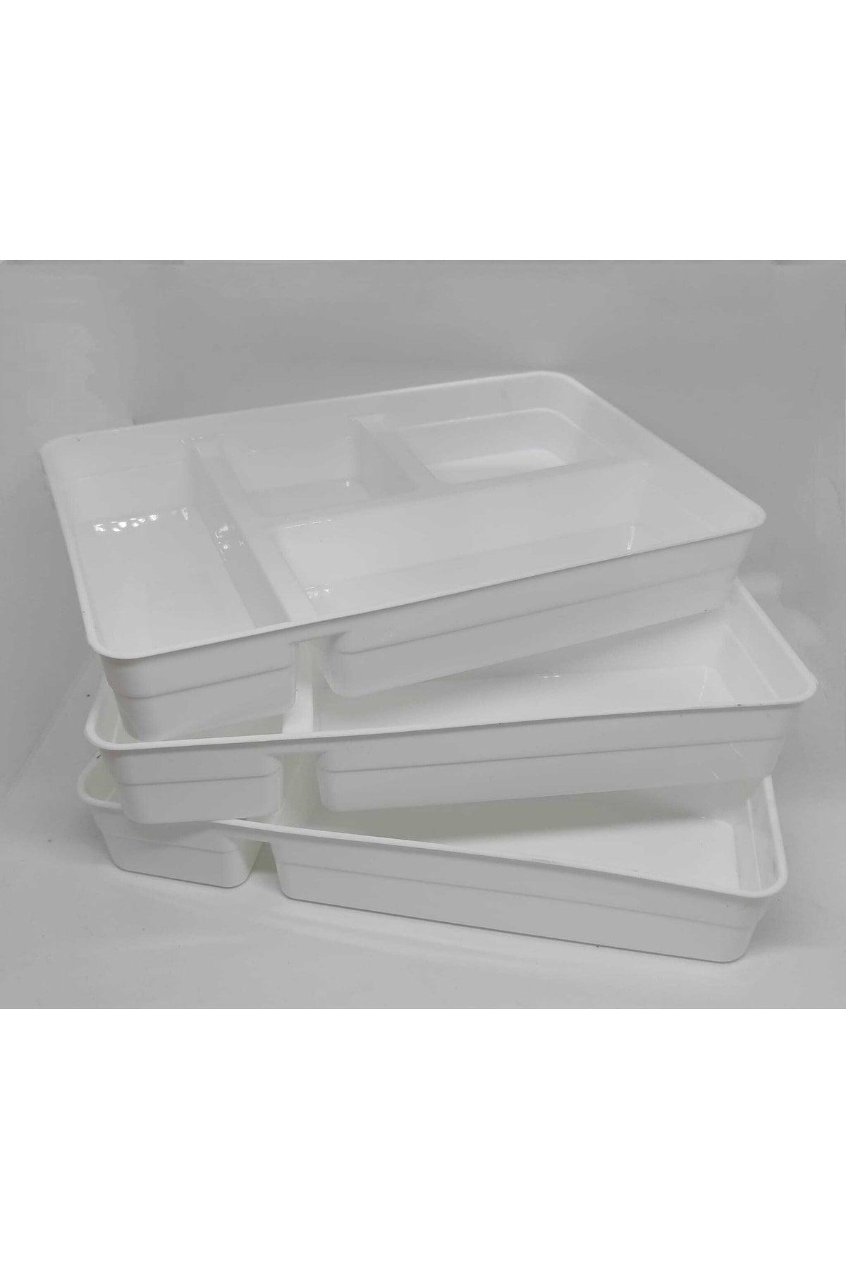 3 White Multi-Purpose Organizers - Swordslife