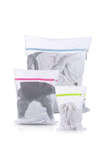 3 Pcs Laundry Washing Net Bag Washing Net Bag Colorful Zippered - Swordslife