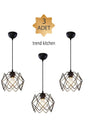 3 Pieces Silvano Glassless Modern Pendant Chandelier - Swordslife