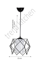 3 Pieces Silvano White Glass Modern Pendant Chandelier - Swordslife