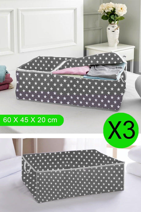 3 Star Pattern Base And Sofa Bed Type Storage Bag 60x45x20 - Swordslife
