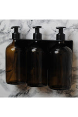 3 Set Flüssigseifenspender, Badezimmer Shampoo, Dusche Jelik, Flüssigkeitsflasche - Swordslife