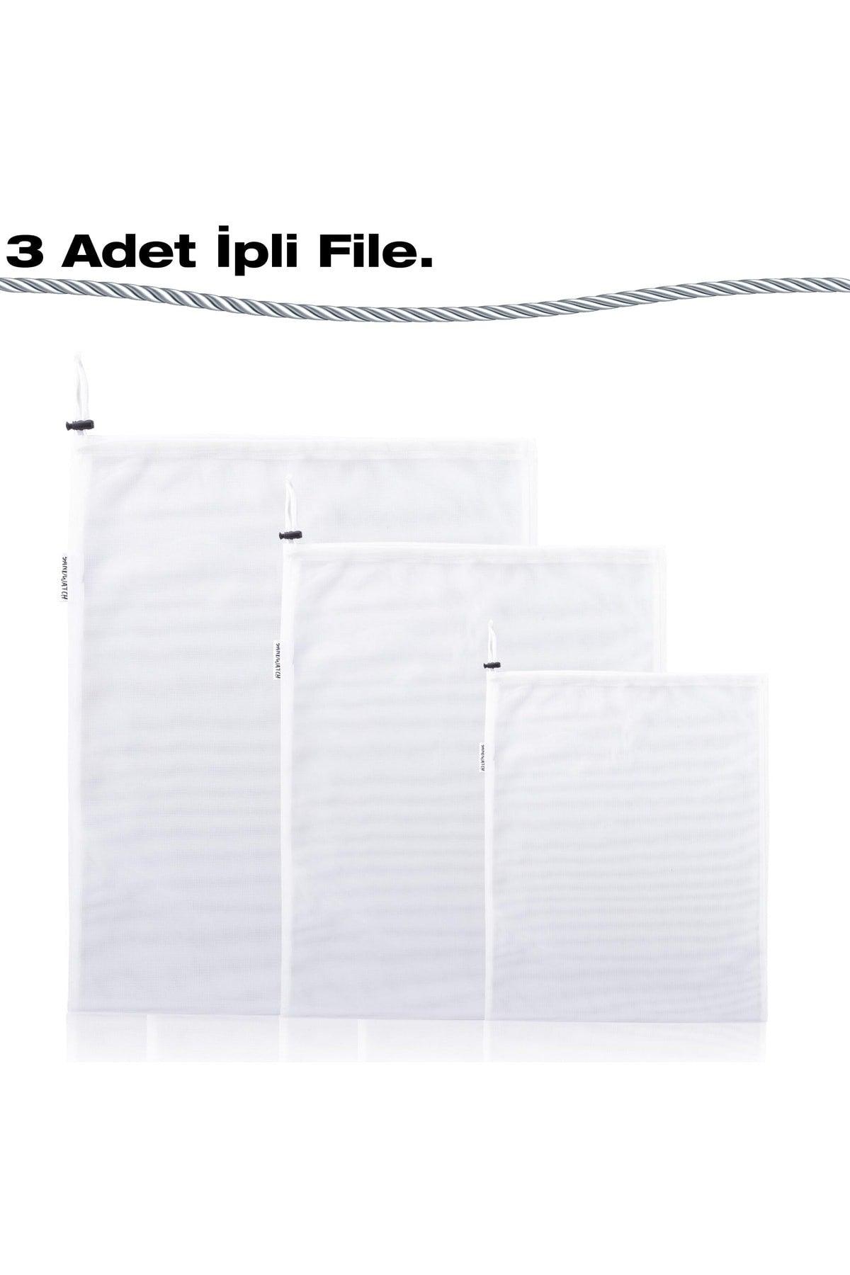 3 Stück Wäschewaschen File Tasche Waschen File Tasche mit Ip Clip - Swordslife