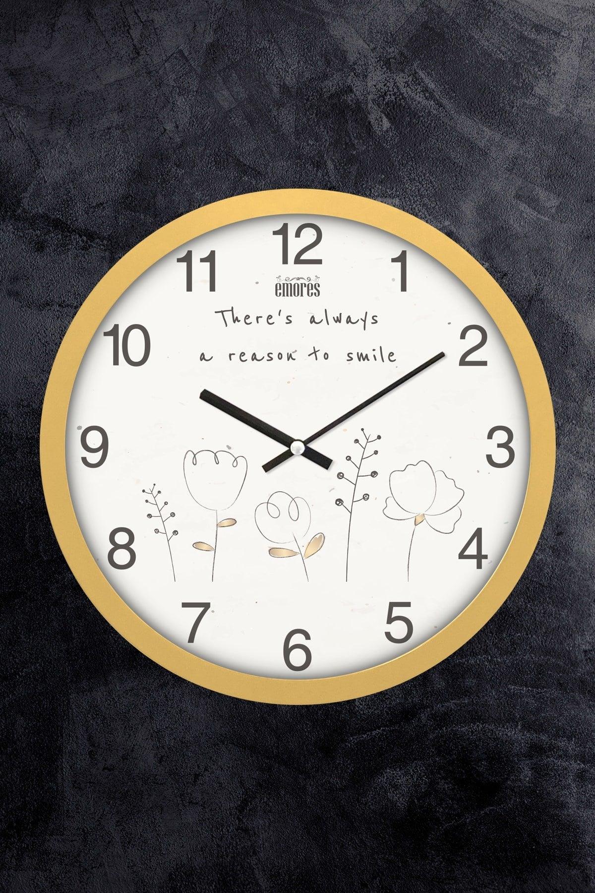 30 Cm Real Glass Silent Mechanism Wall Clock - Swordslife