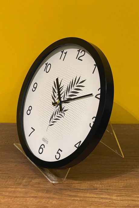 30 Cm Real Glass Silent Mechanism Wall Clock - Swordslife