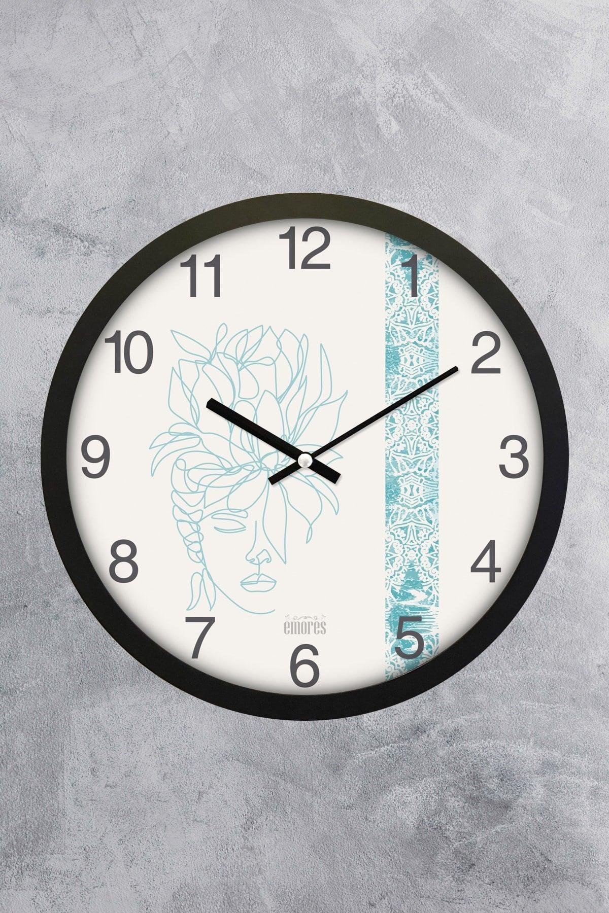 30 Cm Real Glass Silent Mechanism Wall Clock - Swordslife