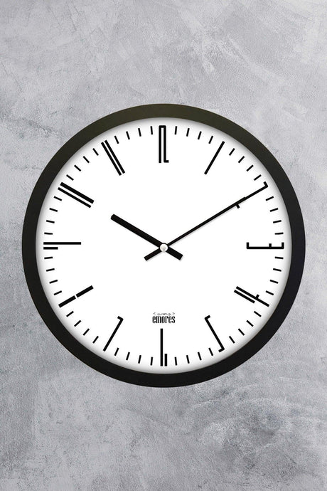 30 Cm Real Glass Silent Mechanism Wall Clock - Swordslife